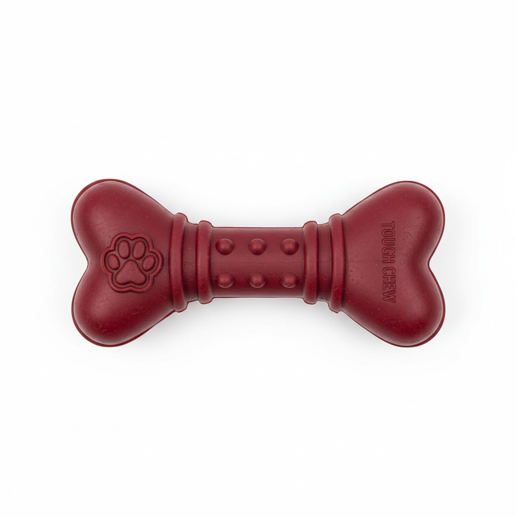 Rubber Chew Bone dog toy